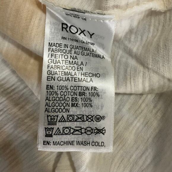 Roxy Juniors Spiral Tie Dye Tee Graphic Tee, Peace and Positivity Shirt, S/P - Picture 6 of 7